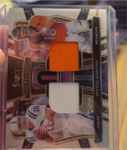 2024 Panini Select Multiverse Dual Patch Peyton Manning — front