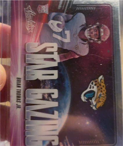 2024 Panini Absolute #SG-BTJ Brian Thomas Jr. Star Gazing — front