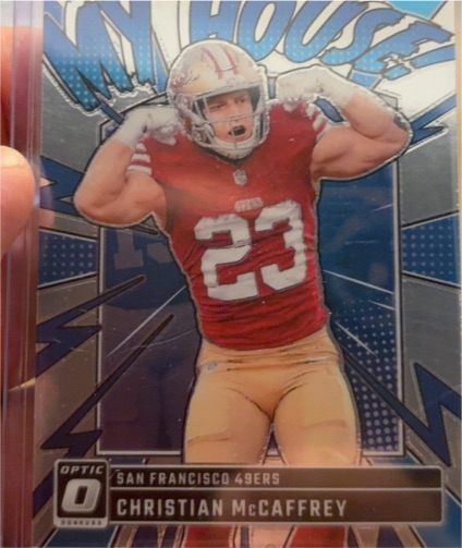 2024 Panini Donruss Optic #2 Christian McCaffrey My House — front