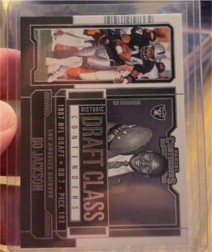 2023 Panini Contenders Historic Draft Class Contenders #HDC-BJ Bo Jackson — front
