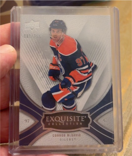 2022-23 Upper Deck Black Diamond Exquisite Collection #97 Connor McDavid — front