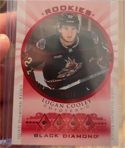 2023-24 Upper Deck Black Diamond #BDRR-LC Logan Cooley — front