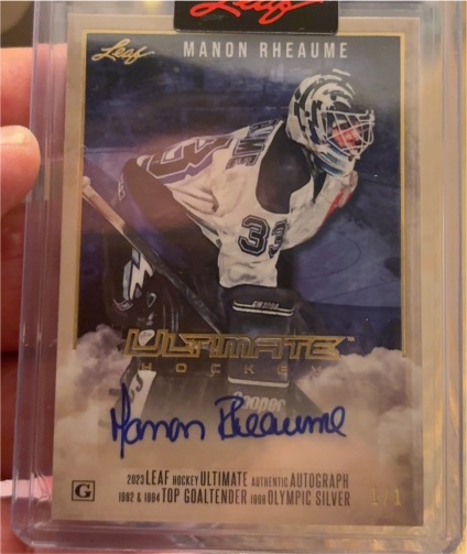 2023 Leaf Ultimate Hockey #3 Manon Rheaume — front