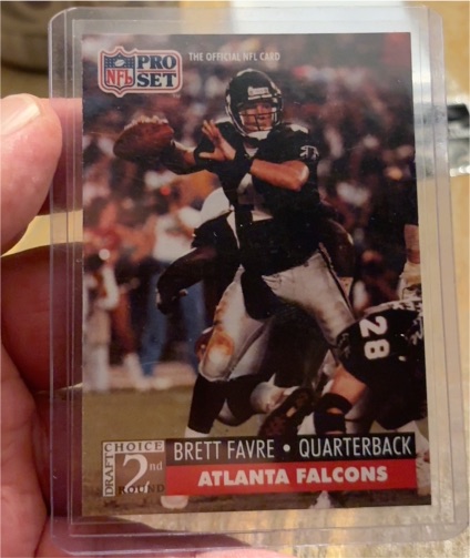1991 Pro Set #762 Brett Favre — front