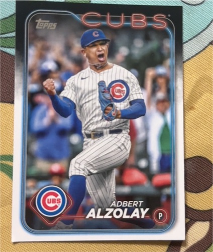 2024 Topps Series 1 #129 Adbert Alzolay — front