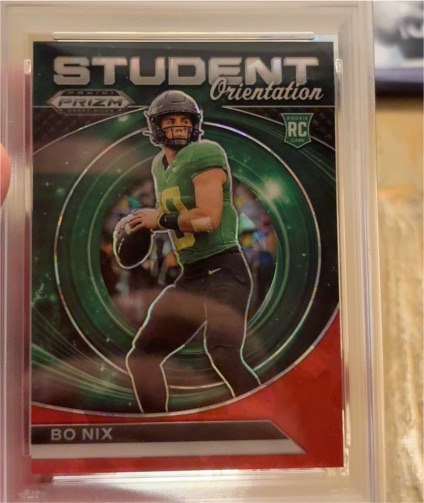 2024 Panini Prizm Draft Picks Student Orientation #SO-BN Bo Nix — front