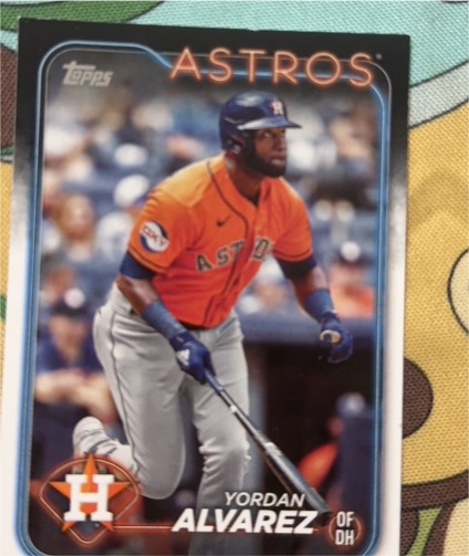 2024 Topps Series 1 #273 Yordan Alvarez — front
