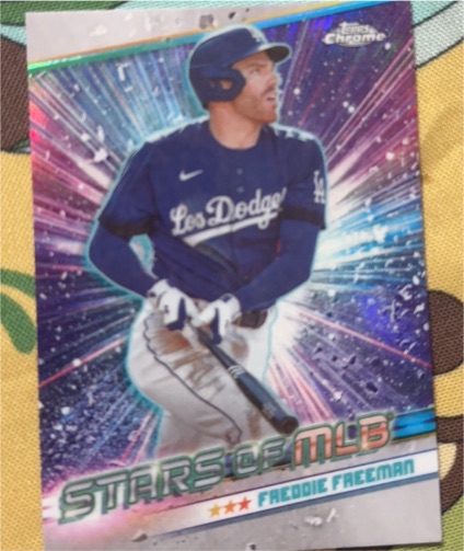 2024 Topps Series 1 Stars of MLB Chrome #SMLB-26 Freddie Freeman — front