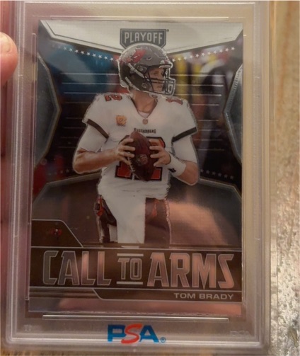 2021 Panini Playoff Call to Arms #CA-TBR Tom Brady — front
