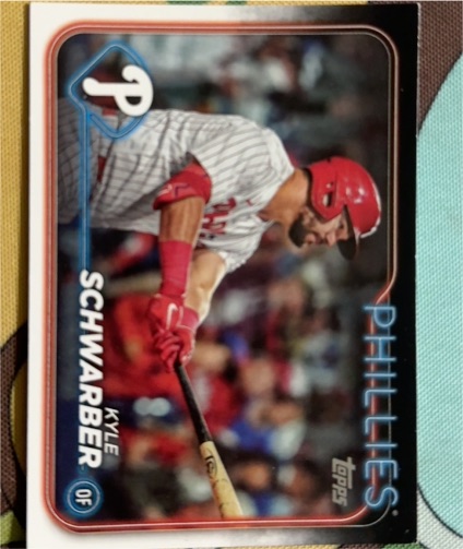 2024 Topps Series 1 #136 Kyle Schwarber — front