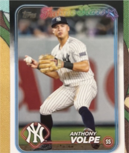 2024 Topps Series 1 #180 Anthony Volpe Future Stars — front