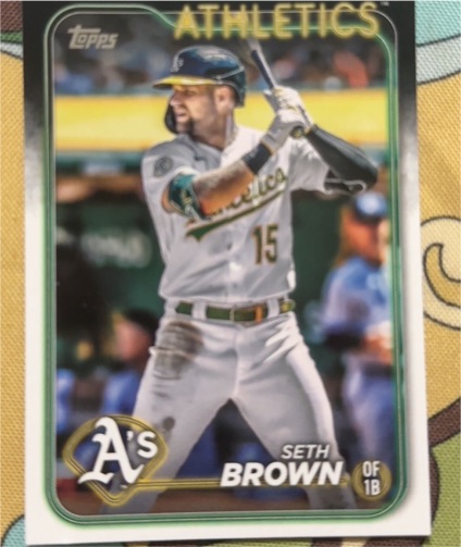 2024 Topps Series 1 #79 Seth Brown — front