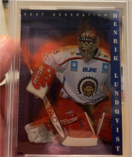 2002-03 Swedish SHL Elitset Next Generation #5 Henrik Lundqvist — front