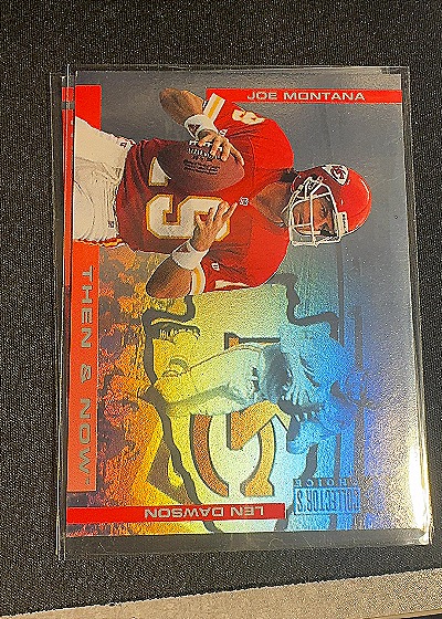 1997 Playoff First & Ten Joe Montana — front