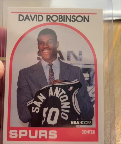 1989-90 NBA Hoops #138 David Robinson — front