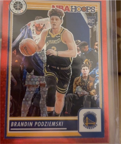 2023-24 Panini NBA Hoops #15 Brandin Podziemski — front