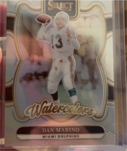 2024 Panini Select #8 Dan Marino Watercolors — front