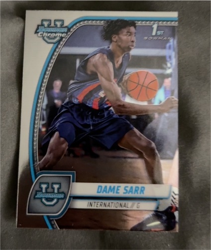 2024-25 Bowman Chrome University #17 Dame Sarr — front