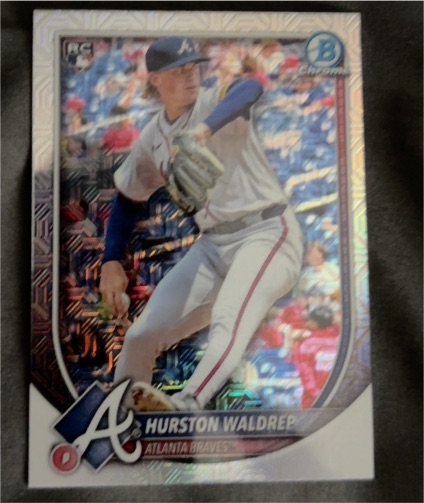 2025 Bowman Chrome #61 Hurston Waldrep — front