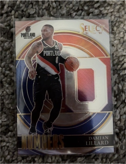 2021-22 Panini Select #15 Damian Lillard — front