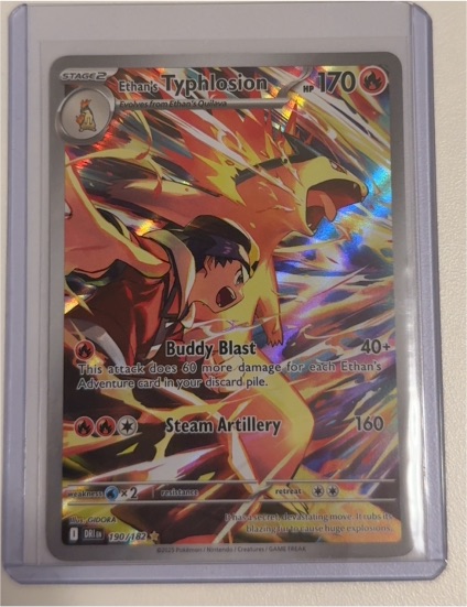 2023 Pokémon SV10: Destined Rivals #190 Ethan's Typhlosion — front