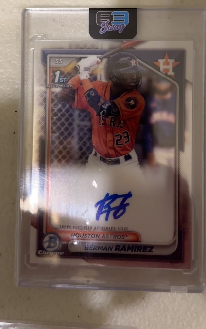 2024 Bowman Chrome #CPA-GR German Ramirez — front