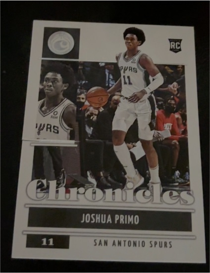 2021-22 Panini Chronicles #29 Joshua Primo — front