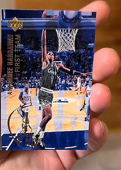 1994-95 Upper Deck #2 Anfernee Hardaway All Rookie Team — front