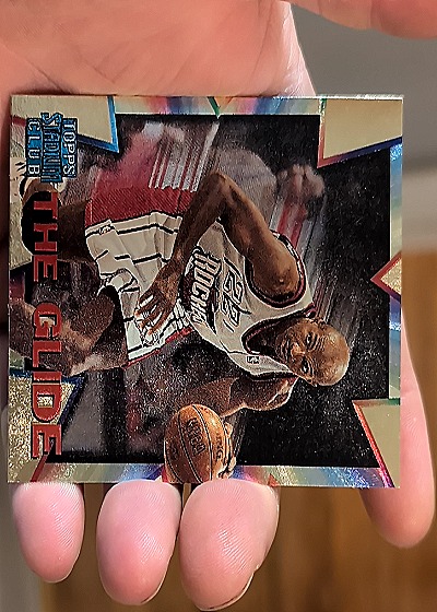 1996-97 Topps Stadium Club Mega Heroes #MH3 Clyde Drexler — front