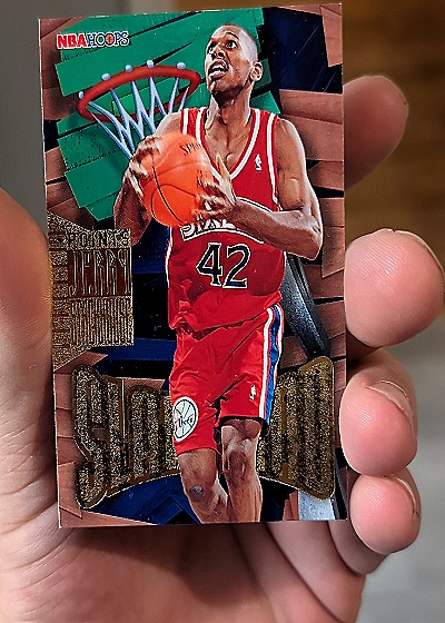 1995-96 NBA Hoops Slamland #SL34 Jerry Stackhouse — front