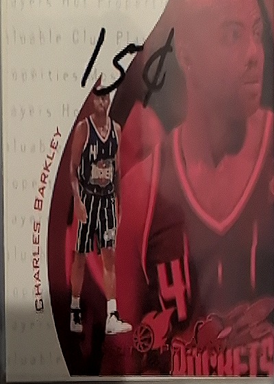 1995-96 NBA Hoops #369 Charles Barkley Earth Shakes — front