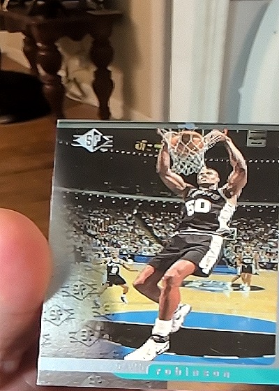 1996-97 SP #102 David Robinson — front