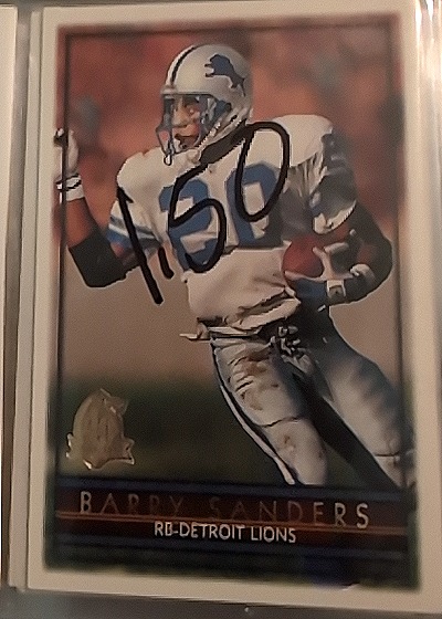 1990 Pro Set #386 Barry Sanders — front