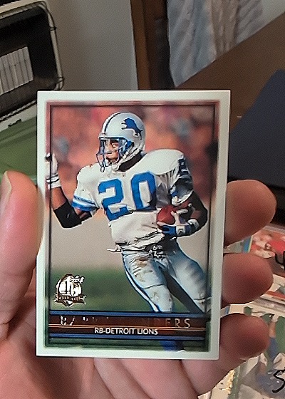 1992 Topps #40 Barry Sanders — front