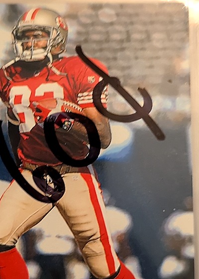 1990 Jerry Rice San Francisco 49ers Football Card — front