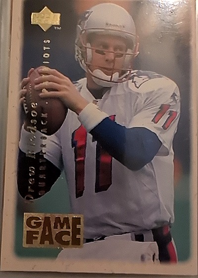 1996 Upper Deck Game Face #GF5 Drew Bledsoe — front