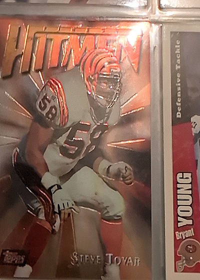1995 Topps #HITMAN Steve Tovar — front