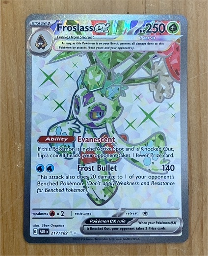 2023 SV04: Paradox Rift #217/182 Froslass ex — front