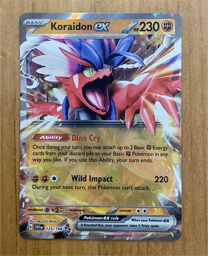 2023 Pokémon TCG Scarlet & Violet #125 Koraidon ex — front