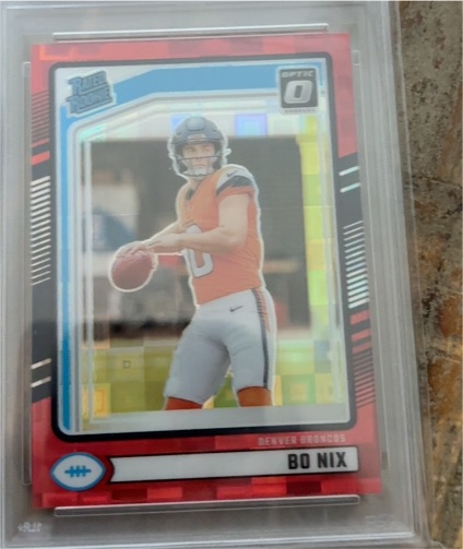 2024 Panini Donruss Optic #369 Bo Nix — front