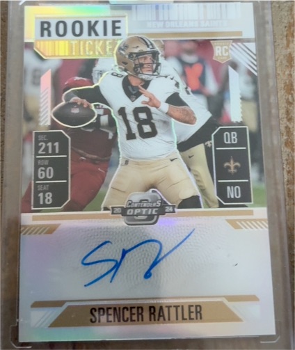 2024 Panini Contenders Optic #116 Spencer Rattler — front