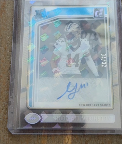 2024 Panini Donruss Clearly Rated Rookie #04 Kool-Aid McKinstry — front