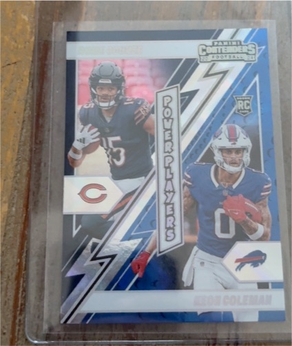 2024 Panini Contenders Power Players #1 Keon Coleman — front