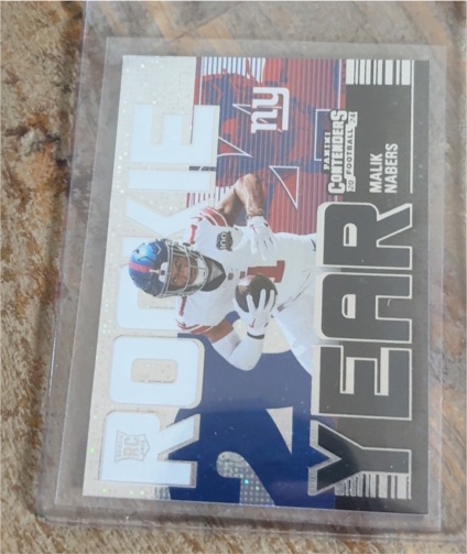 2024 Panini Contenders #7 Malik Nabers Rookie Of The Year Sparkle — front