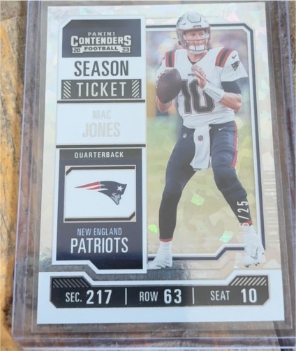 2023 Panini Contenders Season Ticket #69 Mac Jones — front