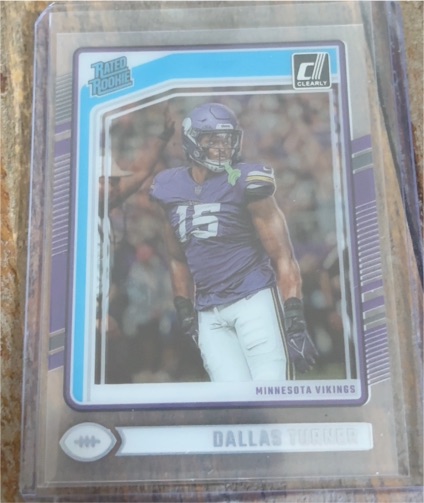 2024 Panini Donruss Clearly #63 Dallas Turner — front