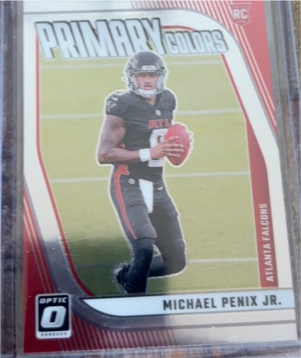 2024 Panini Donruss Optic #17 Michael Penix Jr. Primary Colors Rookie — front