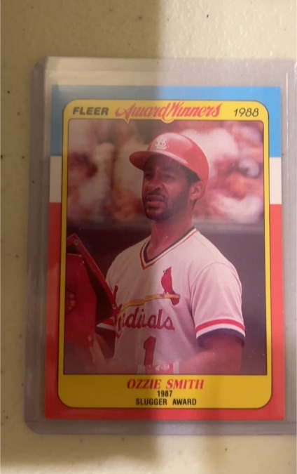 1988 Fleer Award Winners #38 Ozzie Smith — front