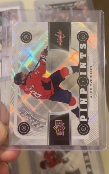 2022-23 Upper Deck MVP #PP-8 Alex Ovechkin Pinpoints — front