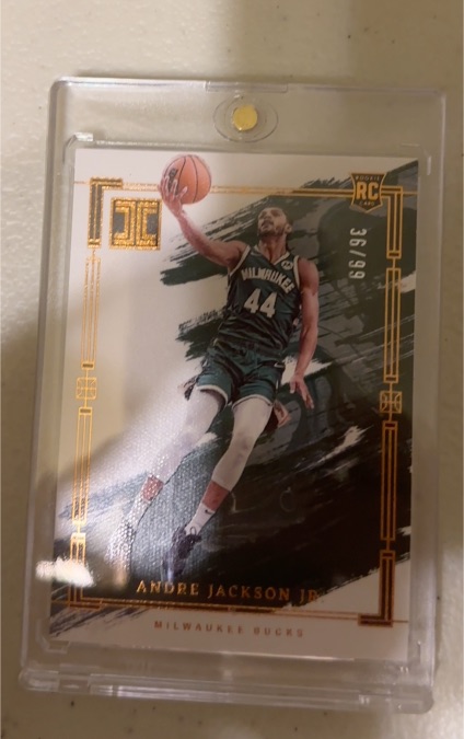 2023-24 Panini Impeccable #13 Andre Jackson Jr — front